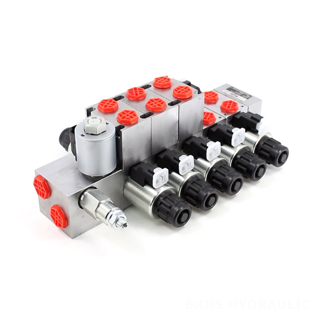 DCV56 Elektroproportionell 5 spolar Sektionsstyrvventil image