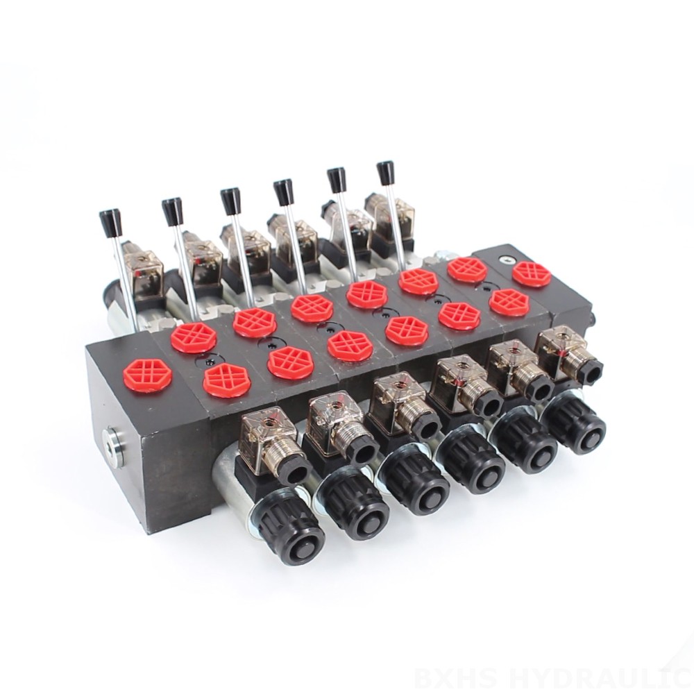DCV58 Solenoid 6 spolar Sektionsstyrvventil image
