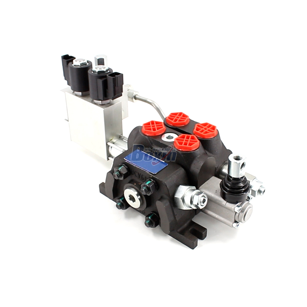 DCV60 Elektrohydraulisk 1 ventilsektion Sektionsstyrvventil