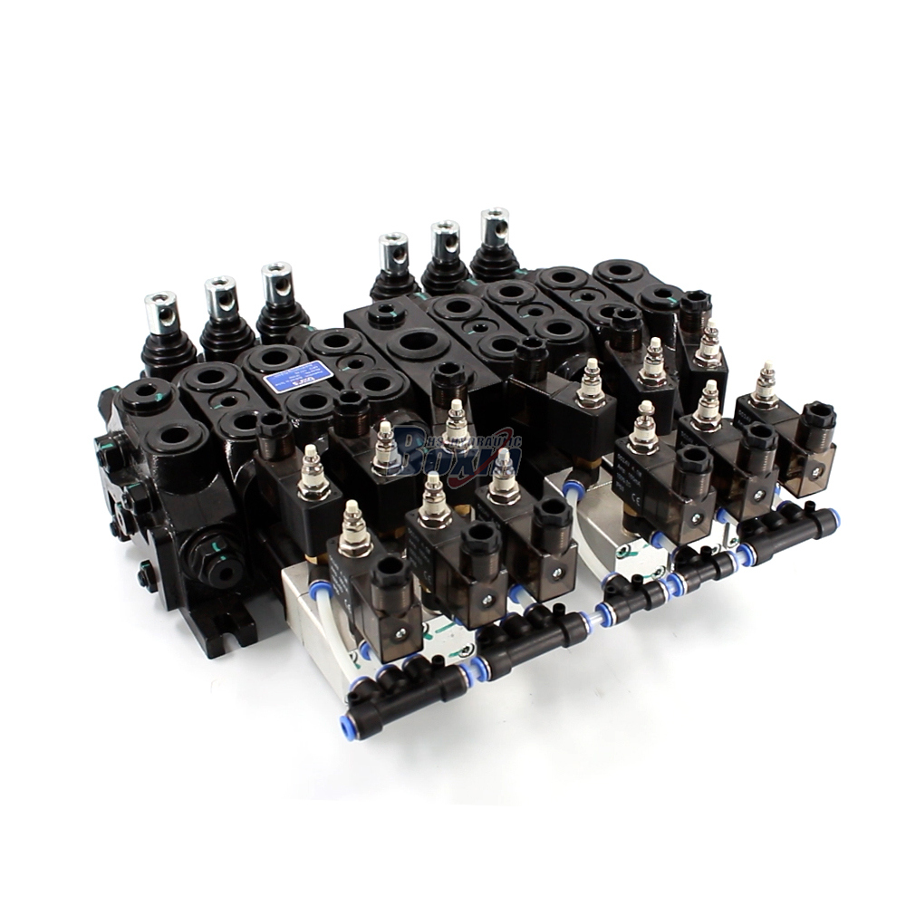 DCV60 Elektropneumatisk 6 ventilsektioner Sektionsstyrvventil