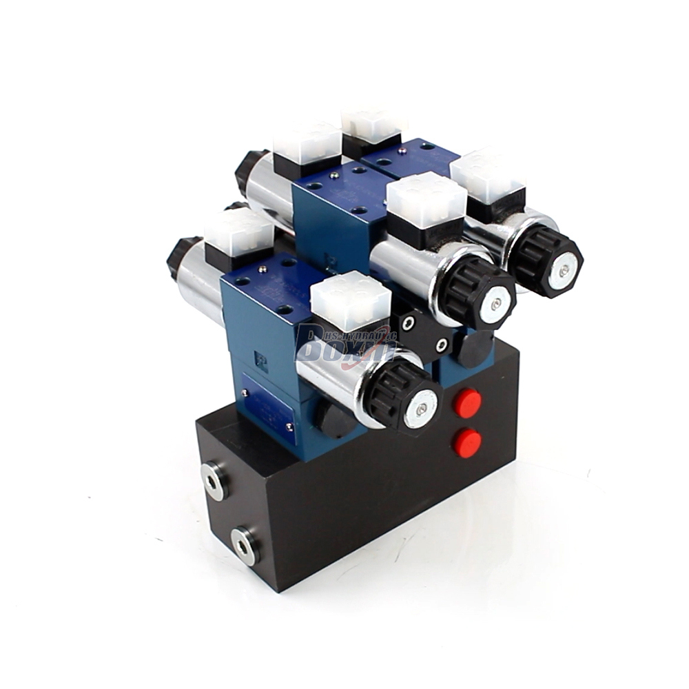 HSBS06-3 Solenoid 3 ventilsektioner Solenoidstyrventil image