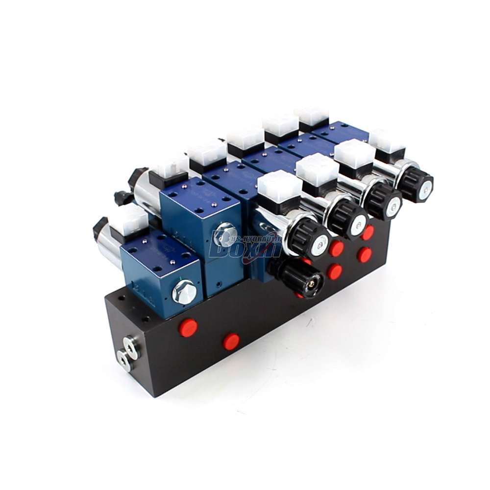 HSBS06-6 Solenoid 6 ventilsektioner Solenoidstyrventil image
