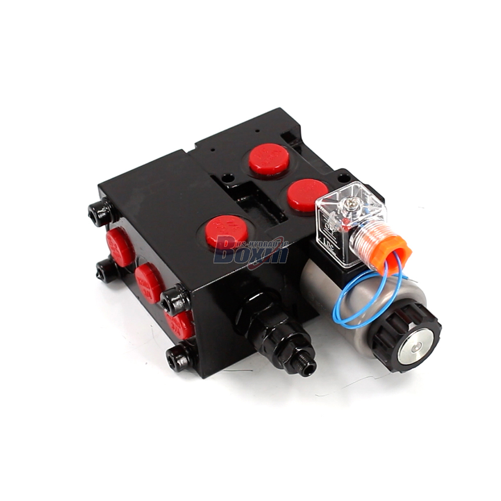 HSV06-AQF-2 Solenoid 2 ventilsektioner Flödesfördelarventil HSV06-AQF-2 Solenoid 2 ventilsektioner Flödesfördelarventil image