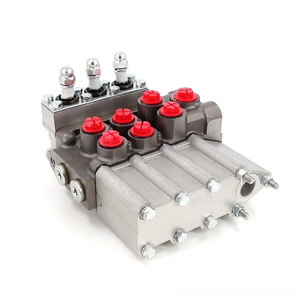 MP80 Manuell 3 spolar Hydraulisk fördelare image