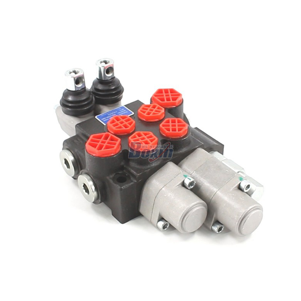 P40-QTW1-QW1 Manuell 2 ventilsektioner Monoblockriktningsventil image