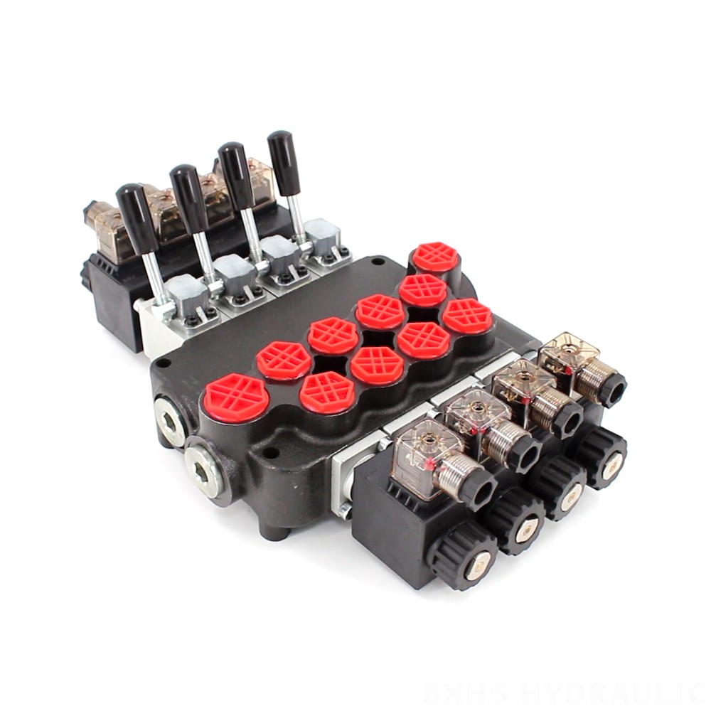P40-S Solenoid 4 spolar Monoblockriktningsventil image