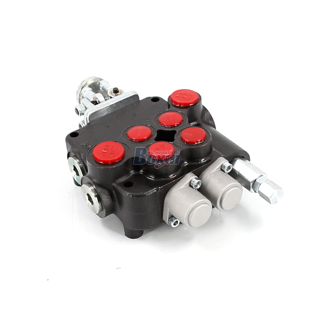 P80-U1-J2OT Joystick 2 ventilsektioner Monoblockriktningsventil
