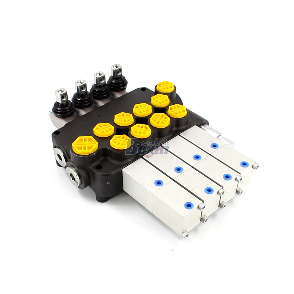 P80Q-G-4OT Pneumatisk 4 ventilsektioner Monoblockriktningsventil image