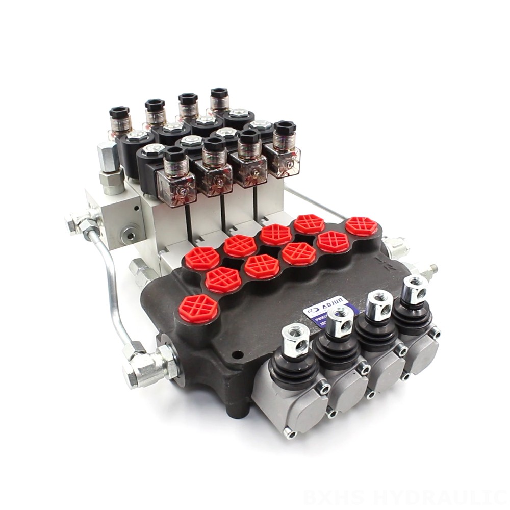P80 Elektrohydraulisk 4 spolar Monoblockriktningsventil image
