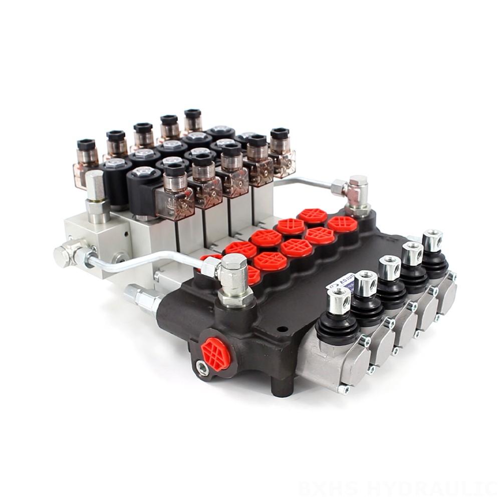 P80 Elektrohydraulisk 5 spolar Monoblockriktningsventil image