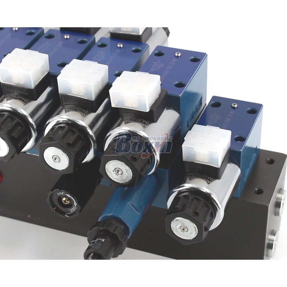 OEM/ODM Customization for HSBS06 Solenoid 6 Spool Control Valve detail image