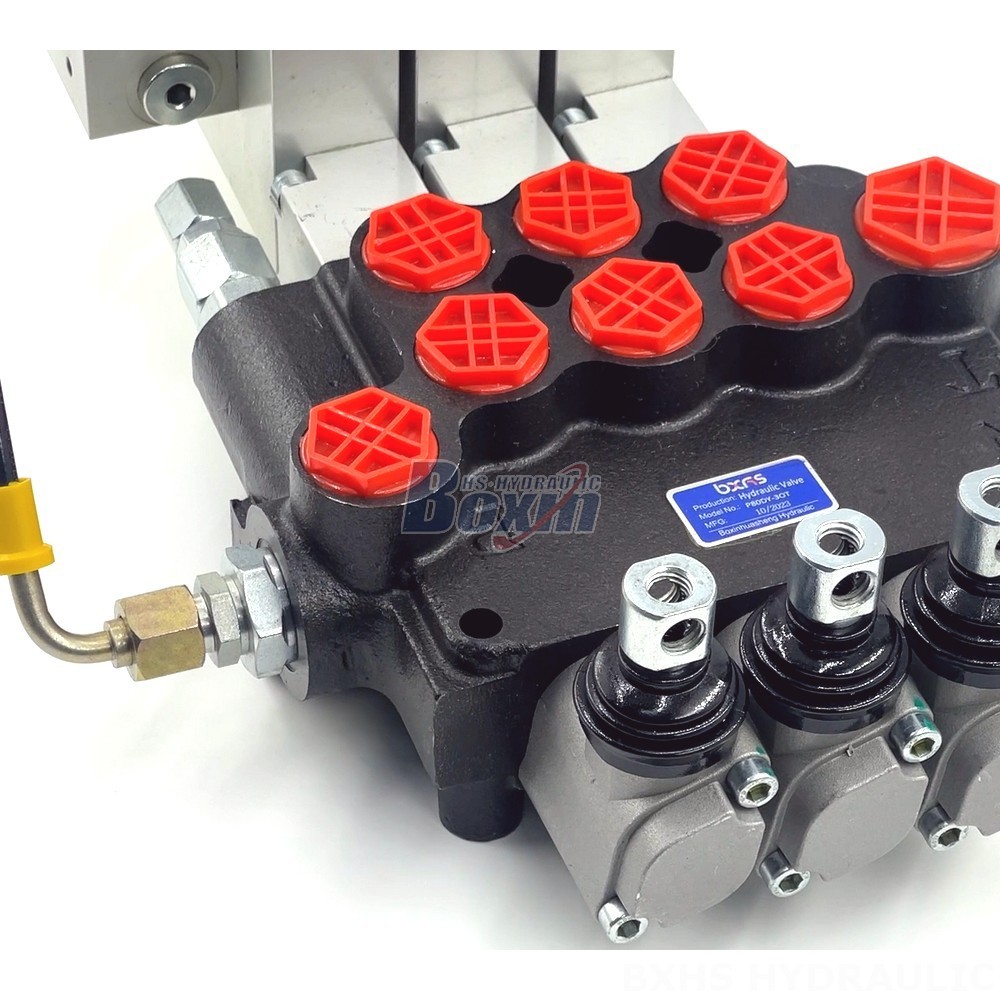 3-Spool Electro-hydraulic Valve | P80 Model | Factory Direct & Customizable detail image