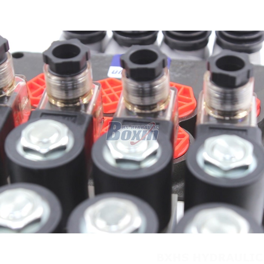 P80 Electro-hydraulic 4 Spool Monoblock Valve: OEM & ODM Services Available detail image