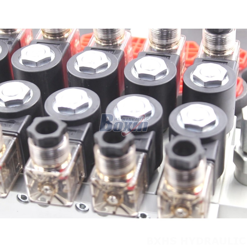 P80 5-Spool Monoblock Directional Valve: Electro-Hydraulic Control, Factory Supply detail image