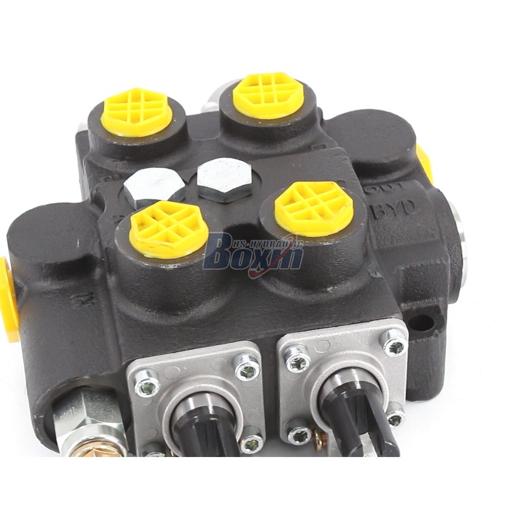 Durable RD5200NPT-2OT 2 Spool Hydraulic Control Valve for Construction Equipment detail image