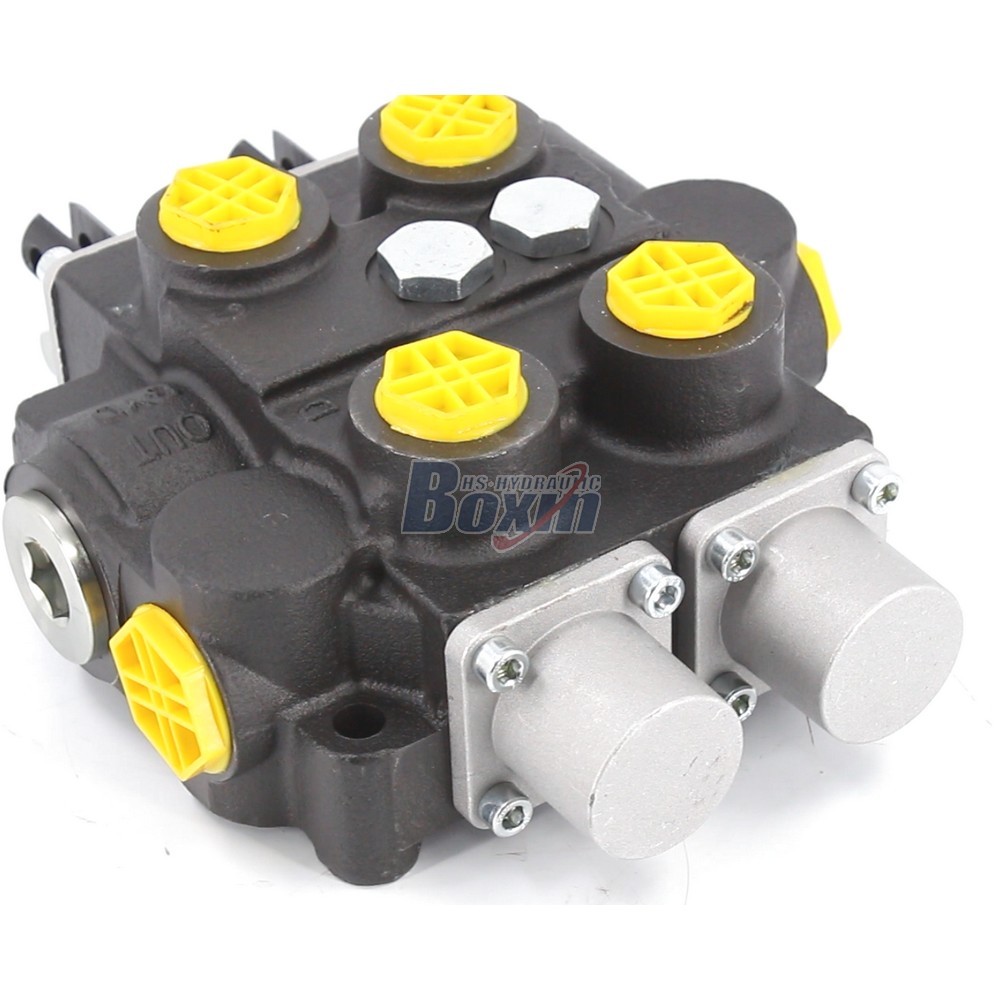 OEM ODM Custom Service RD5200NPT-2OT Manual 2 Spool Hydraulic Control Valve detail image