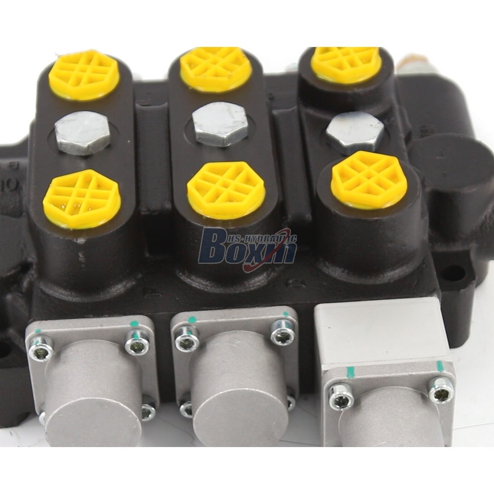 OEM ODM Custom Service for RD5300NPT-QTW-2OT Manual 3 Spool Hydraulic Control Valve detail image