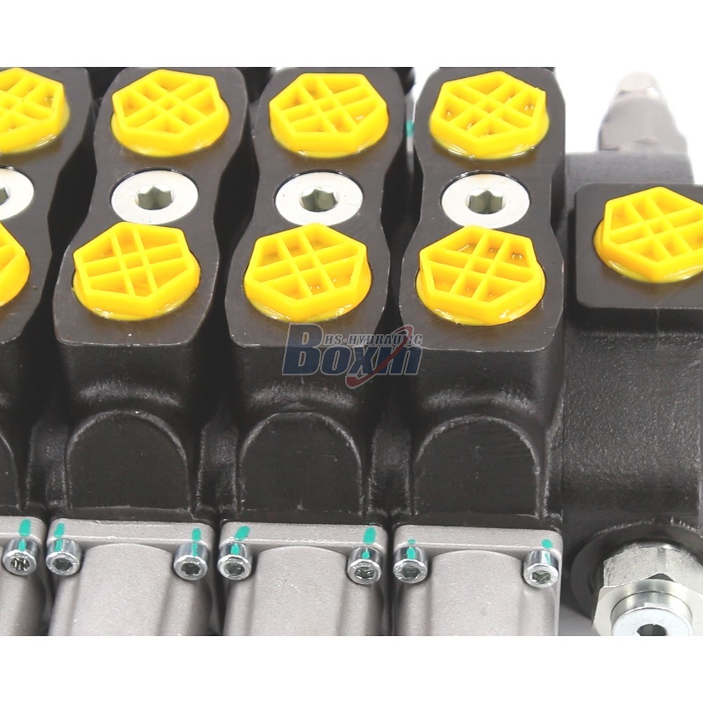 OEM/ODM Customization for SD8 Manual 4 Spool Sectional Directional Valve detail image