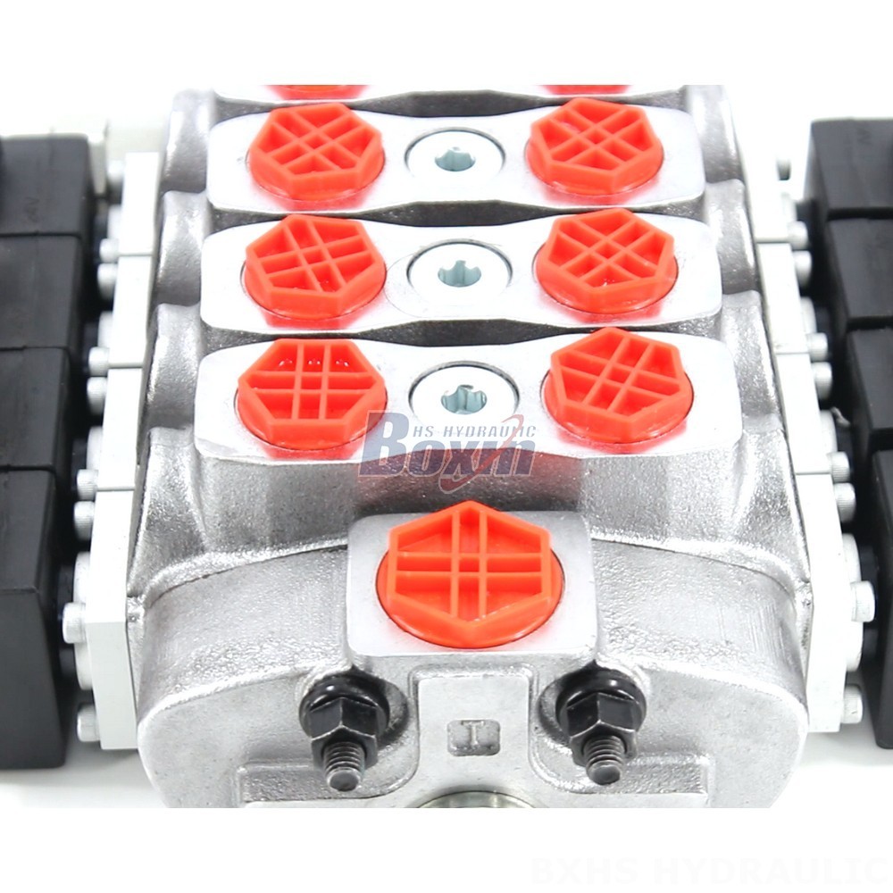 SD8 Solenoid 4-Spool Valve: OEM & ODM Services Available, Customized Hydraulic Solutions detail image