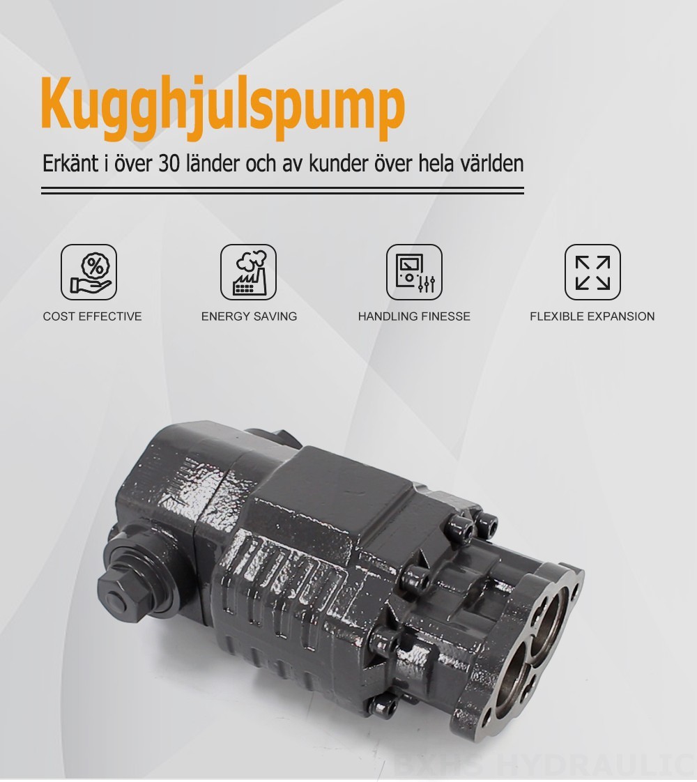 BF82A 80 cm³/varv 20 MPa (2900 psi) Hydraulisk kugghjulspump