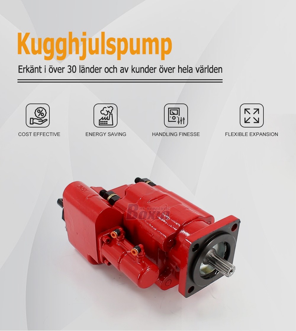 Standard C102-AS-25-H 100 cc/rev Hydraulic Gear Pump with Global Shipping