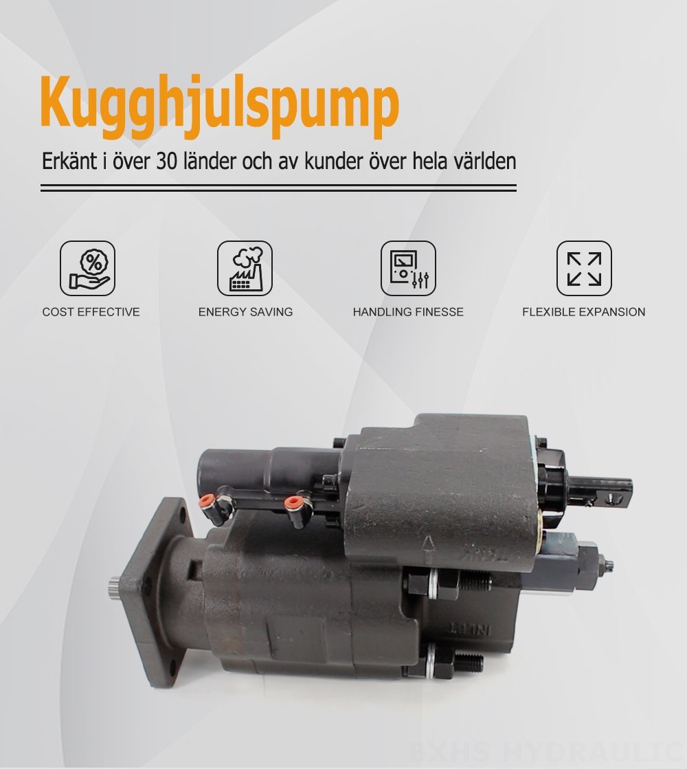 C102 112 cc/varv Hydraulisk kugghjulspump