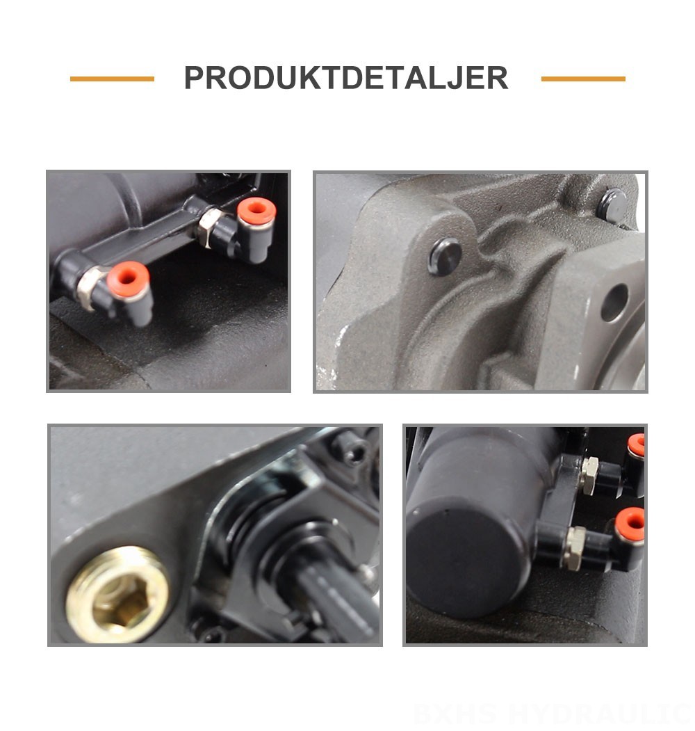 C102 112 cc/varv Hydraulisk kugghjulspump