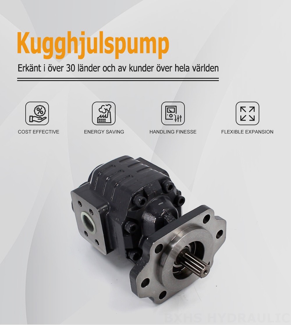 CBHC-2082 82 cc/varv 28 MPa (4061 psi) Hydraulisk kugghjulspump