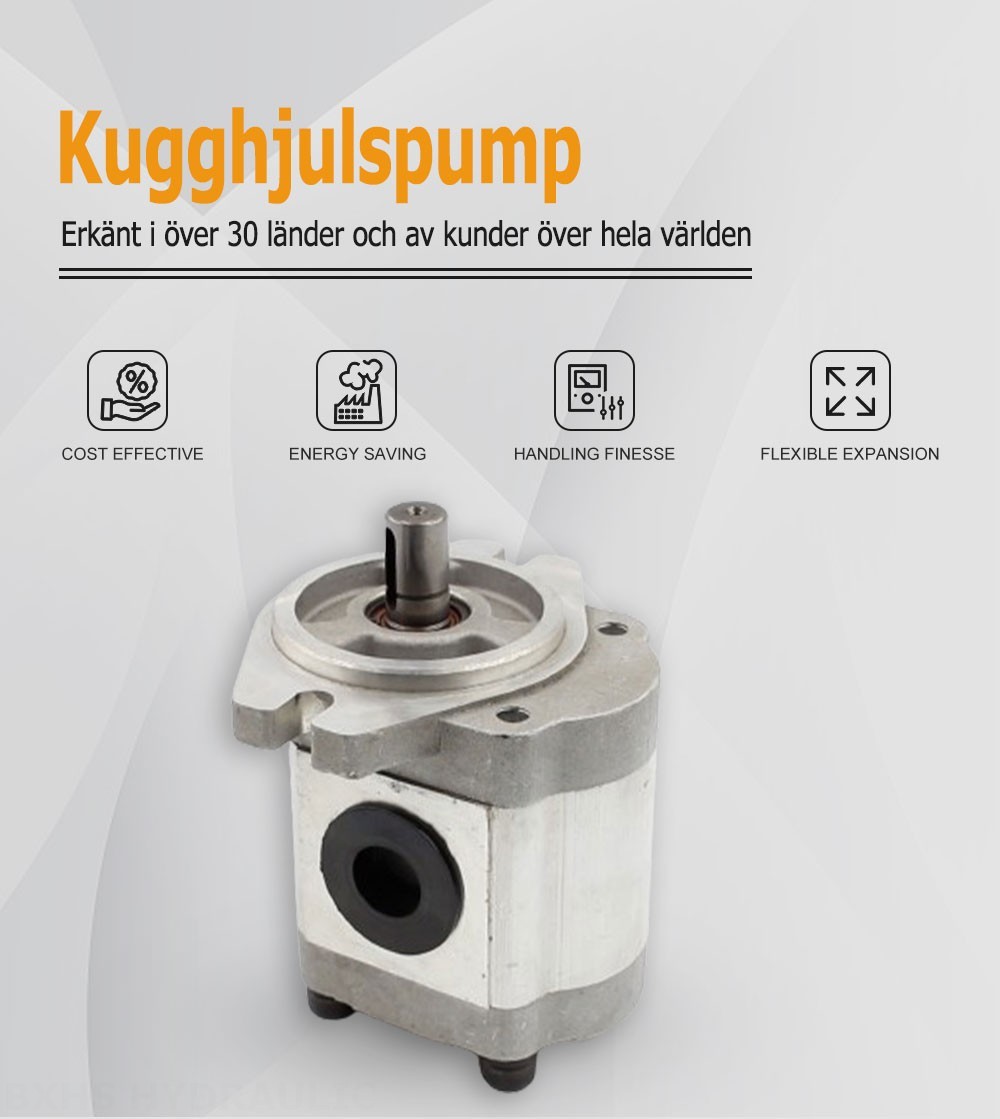 CBHS-FL-314 Förskjutning per varv Hydraulisk kugghjulspump