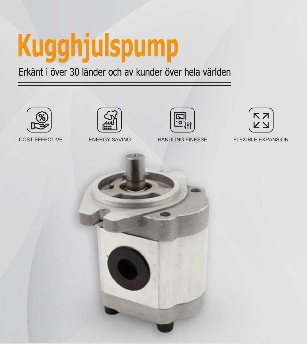 CBHS-FL-316 Förskjutning per varv Hydraulisk kugghjulspump