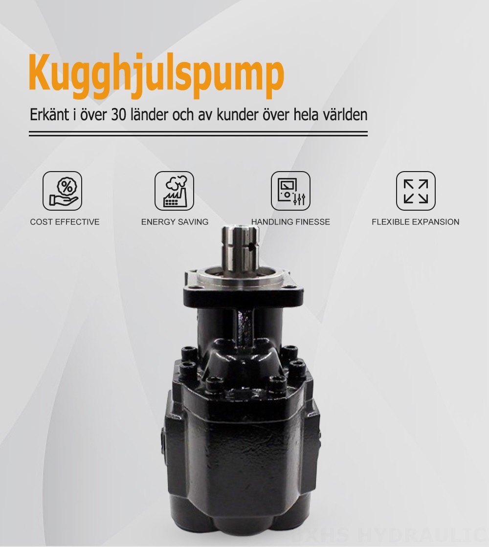 CBHST1-ISO-100 100 cm³/varv Hydraulisk kugghjulspump