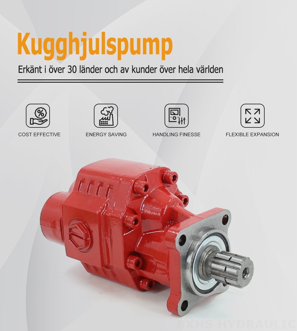 CBHST1-ISO-63-X 63 cm³/varv Hydraulisk kugghjulspump