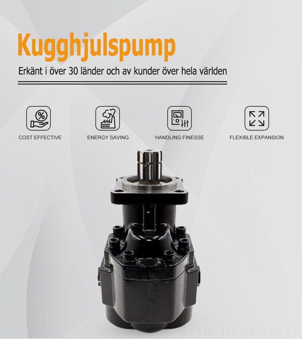 CBHST1-ISO-80 80 cm³/varv Hydraulisk kugghjulspump