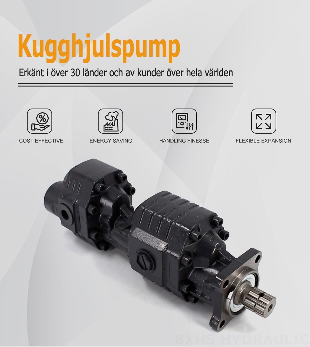 CBSL-2063-2040 63 cm³/varv 20 MPa (2900 psi) Hydraulisk kugghjulspump