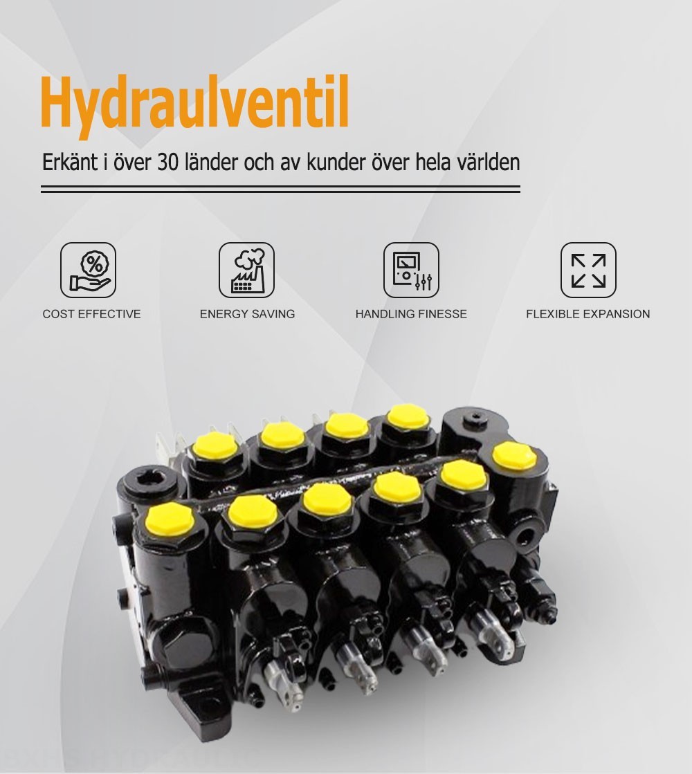 CDBF20 Manuell 4 spolar Hydraulisk fördelare