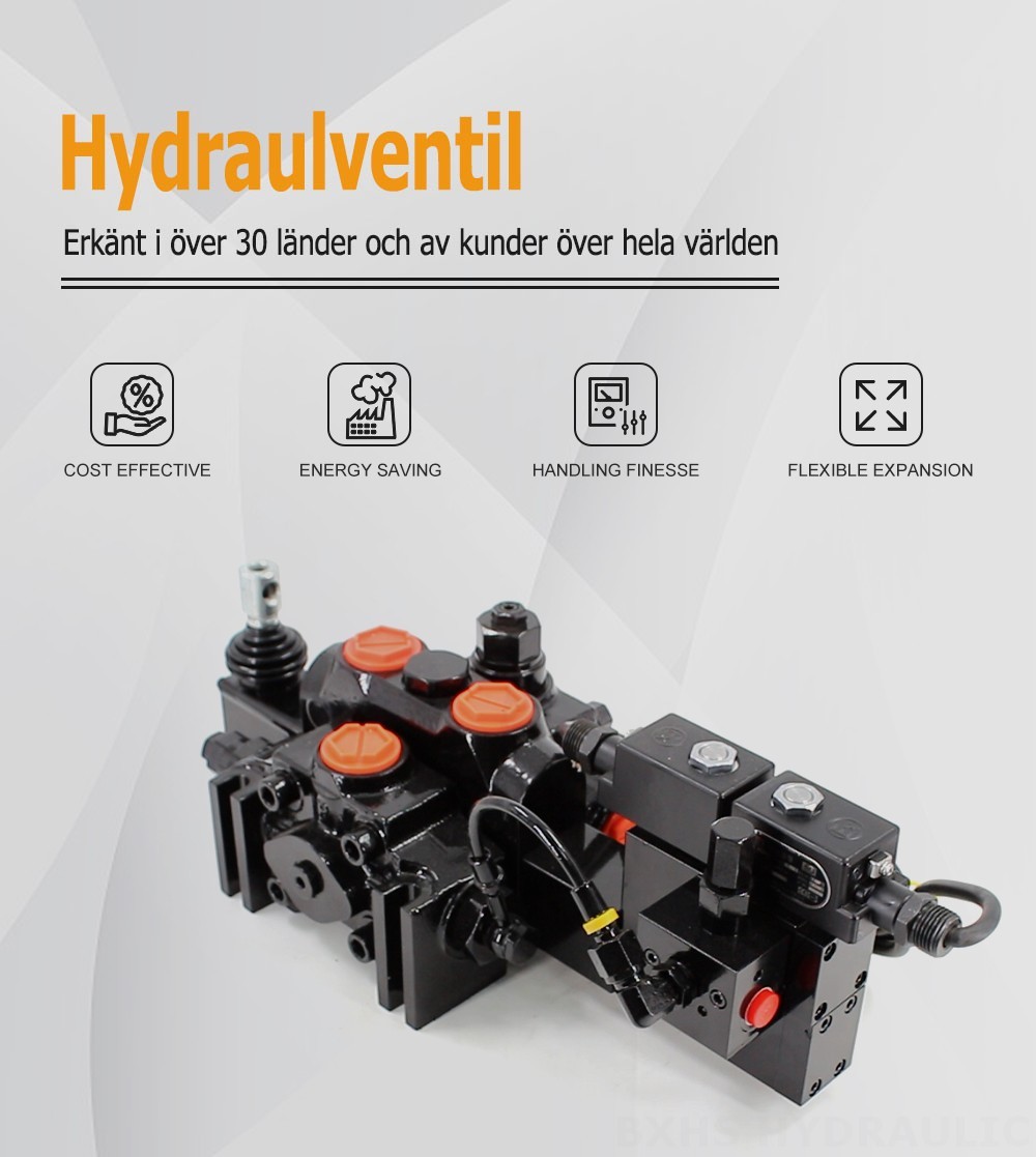 DCV200-FB Elektrohydraulisk 1 spole Sektionsstyrvventil