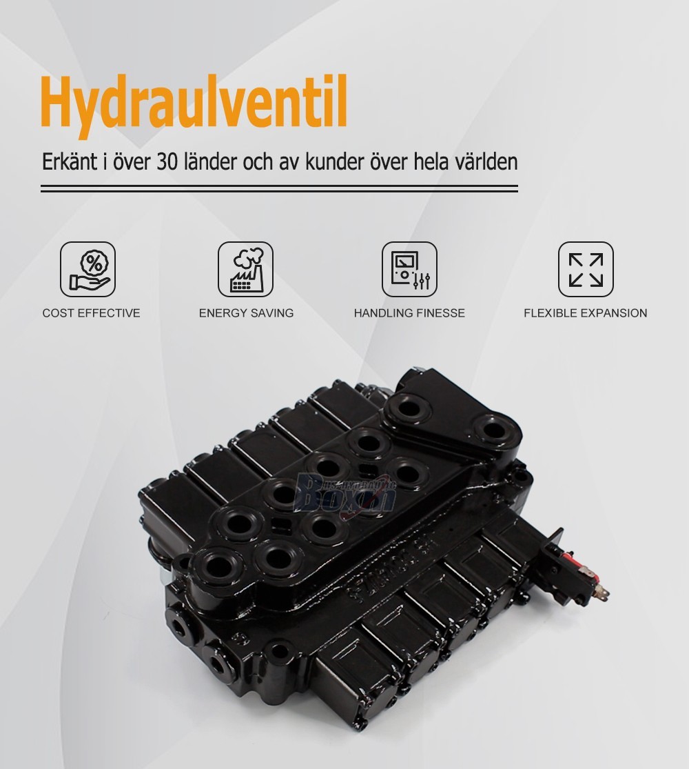 Customized OEM/ODM DCV40Z-FZJ Manual 5 Spool Outrigger Control Valve with Private Label Options