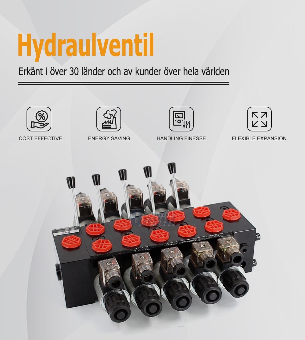 DCV58 Manual and Solenoid Hydraulic Directional Valve