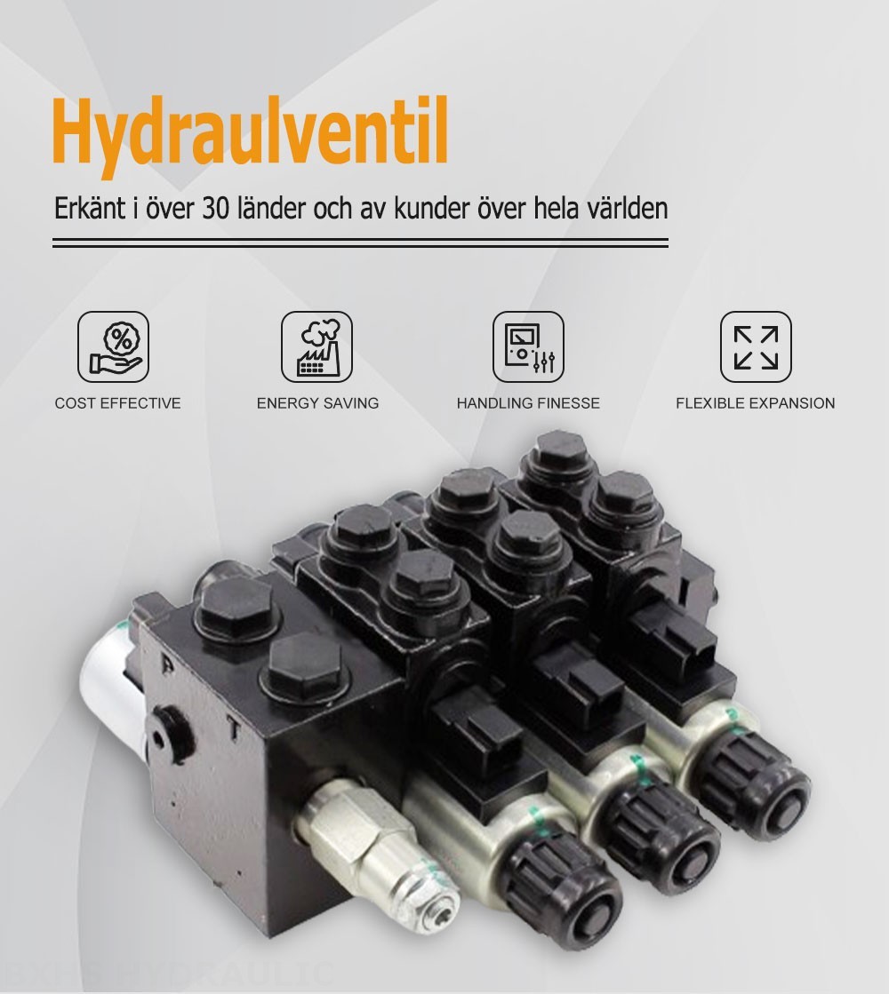 HDCF50 Solenoid 3 spolar Solenoidstyrventil