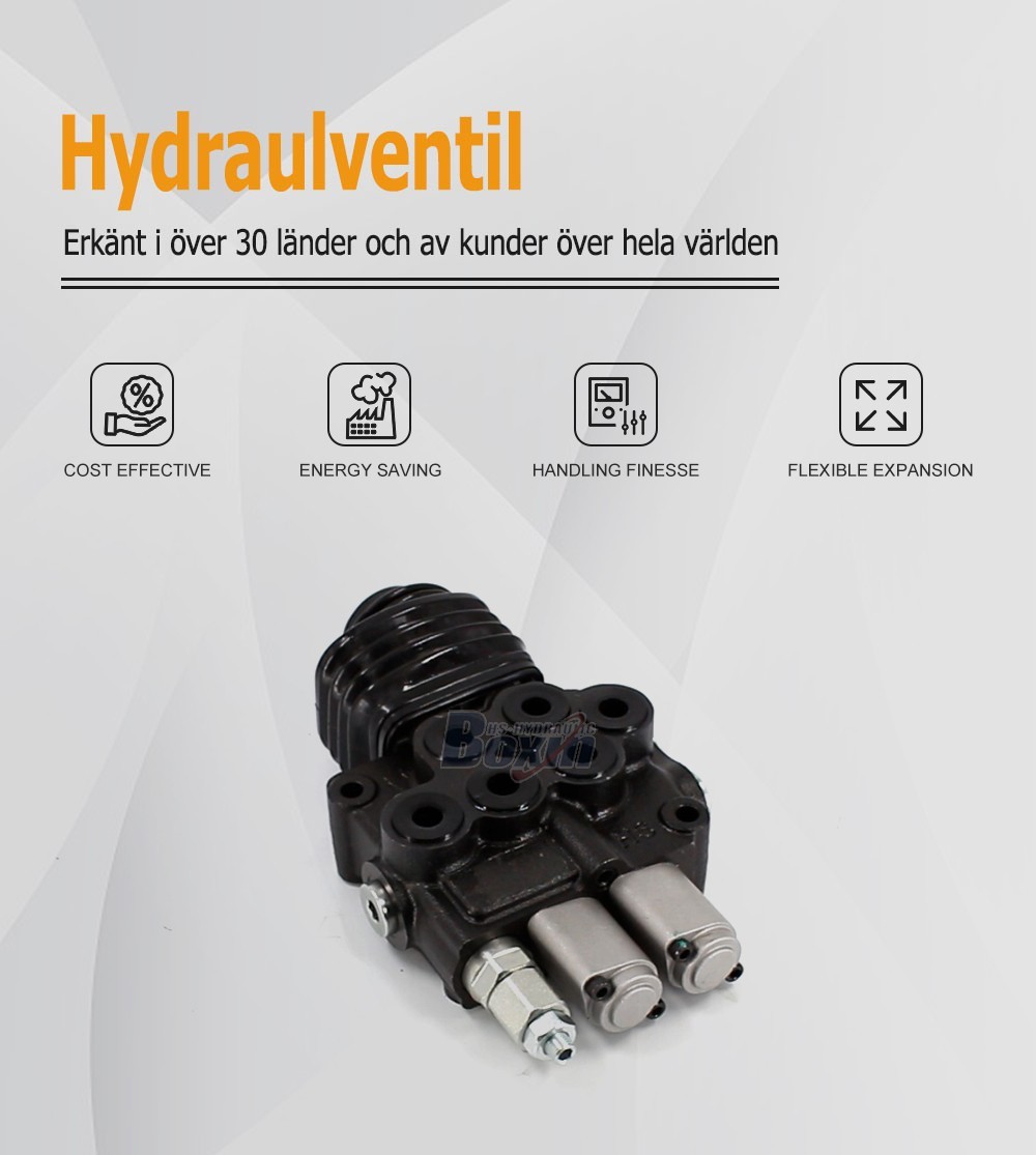 Professional HS45 Joystick 2 Spool Directional Valve for Machinery