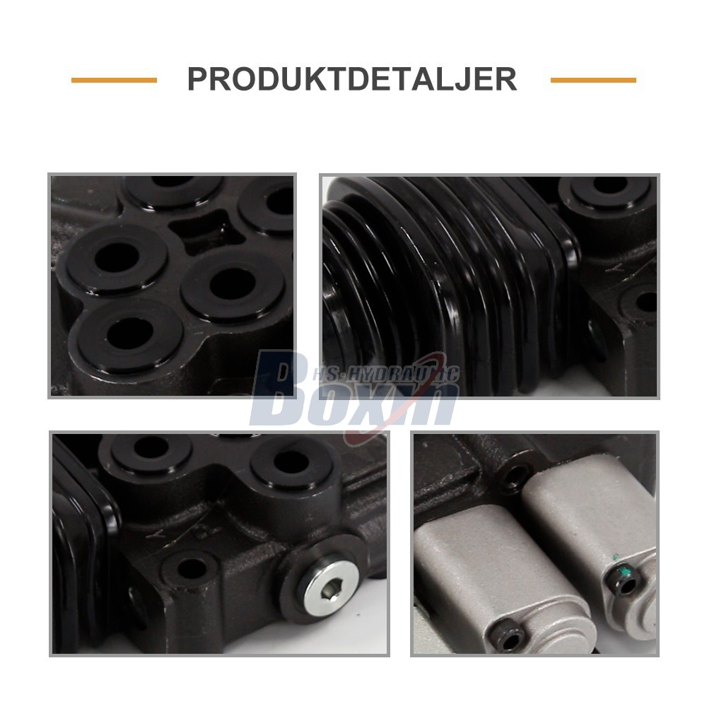 Professional HS45 Joystick 2 Spool Directional Valve for Machinery