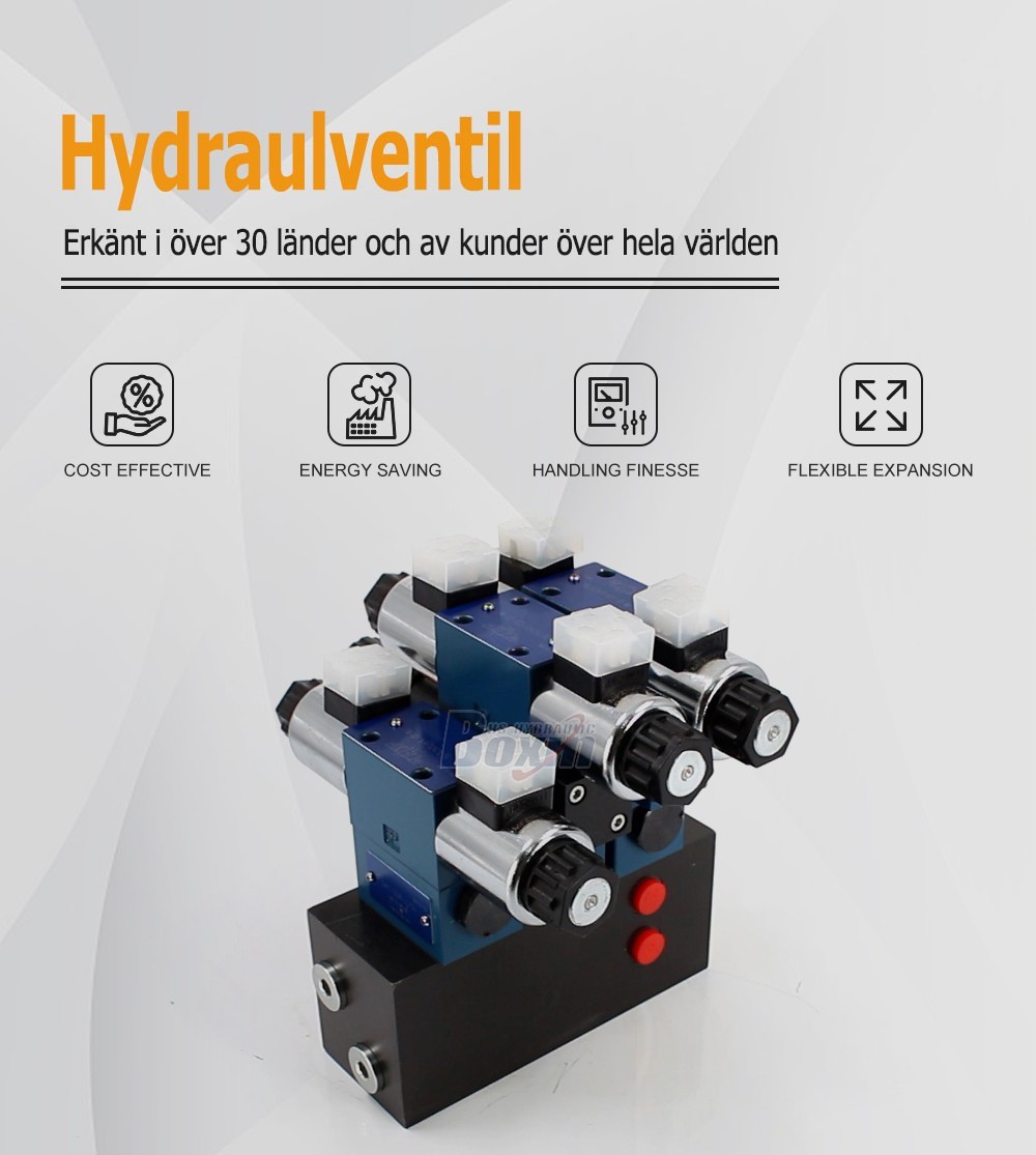 Large-Scale Production of HSBS06 Solenoid 3 Spool Control Valves