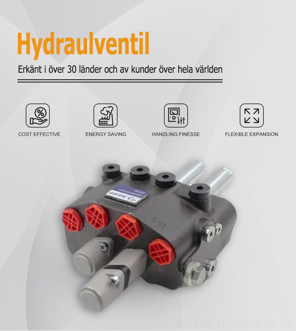 HSDM90B Kabel 2 spolar Monoblockriktningsventil