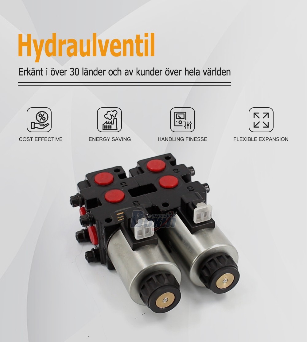 High Performance HSV09 Solenoid Hydraulic Directional Control Valve