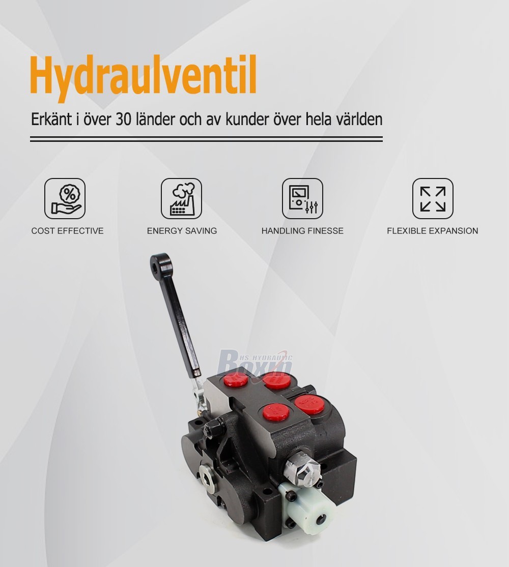 High Performance HSV20 Manual Sectional Control Valve 1 Spool