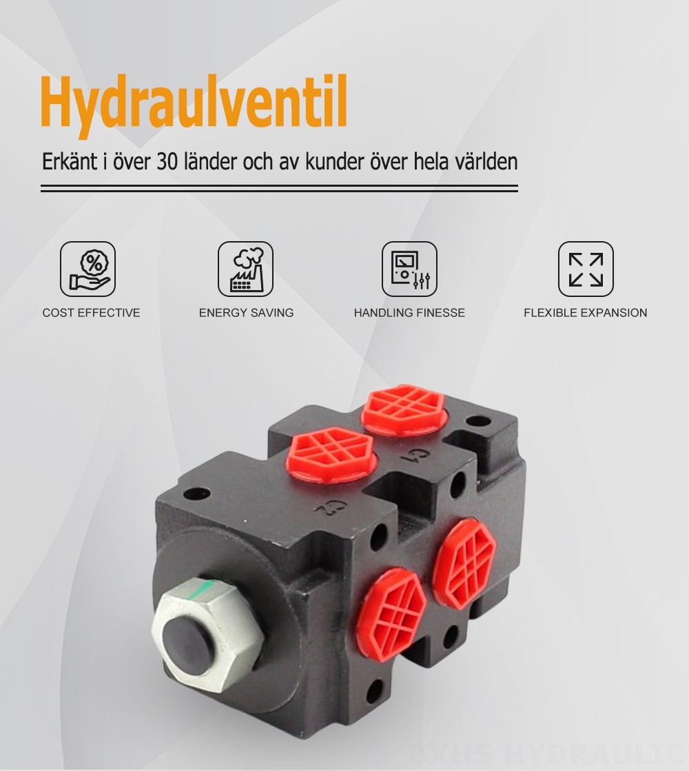 HSV9YK-1LF Hydraulisk 1 spole Flödesomkopplingsventil