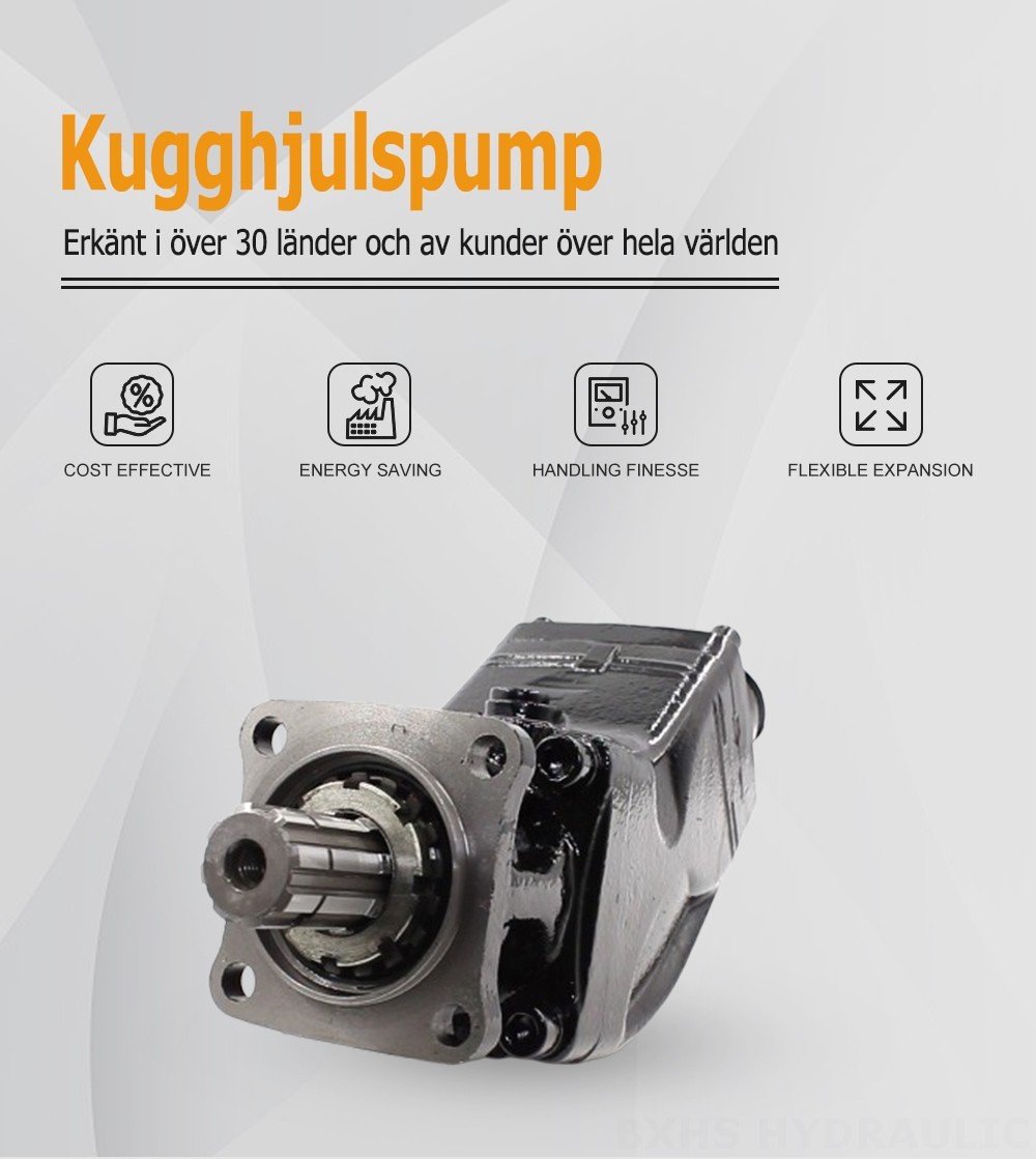 LB-80 80 cm³/varv Hydraulisk kolvpump