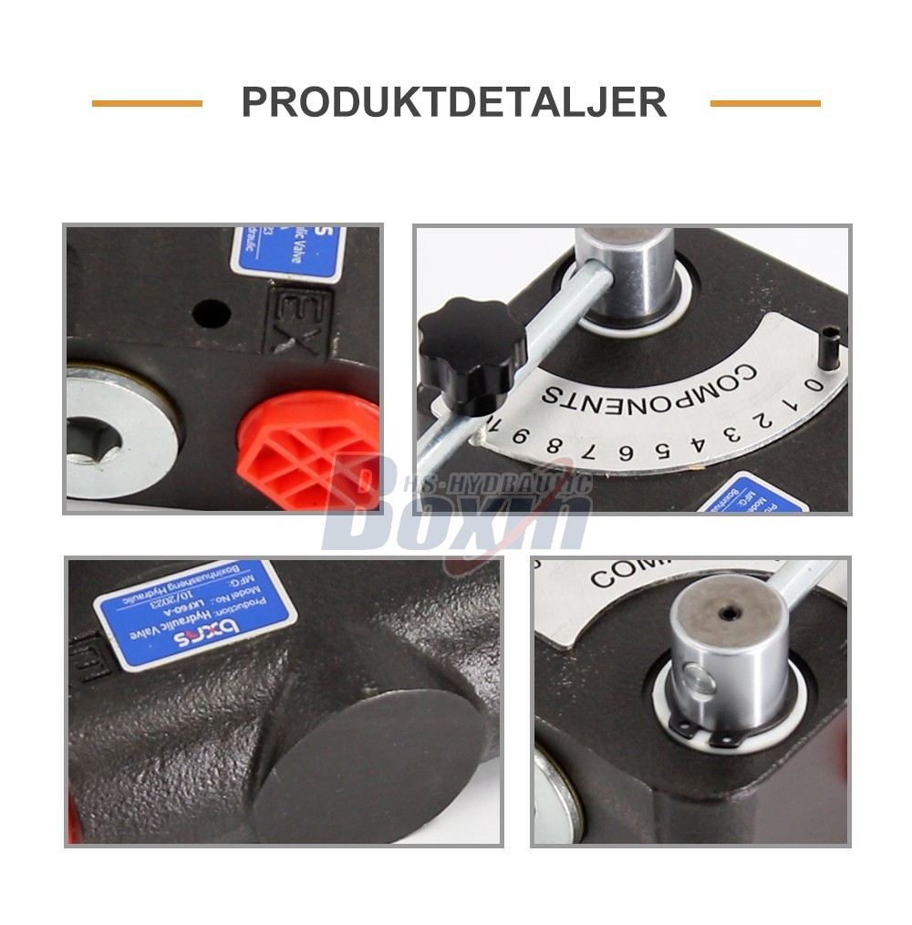 LKF60-WAQF Hydraulic 1 Spool Flow Control Valve for Industrial Systems