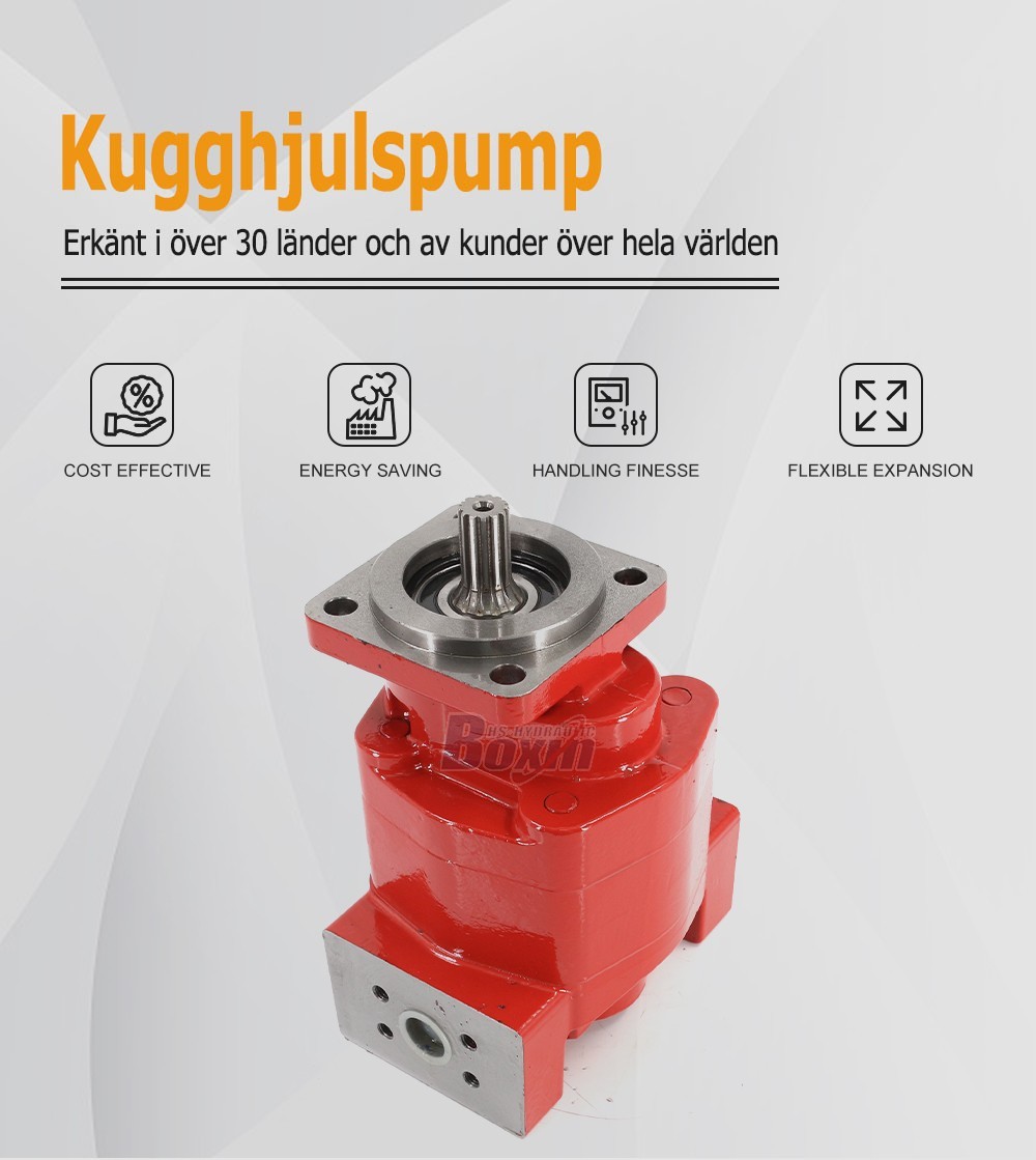 OEM ODM Custom Service for P350A542KEAB25-25R 104.5 cc/rev Hydraulic Gear Pump Manufacturing