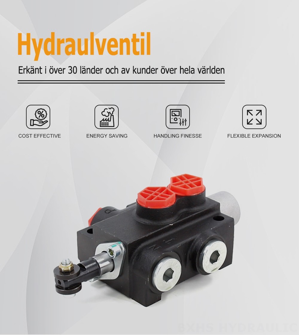 P40-201 Manuell 1 spole Monoblockriktningsventil